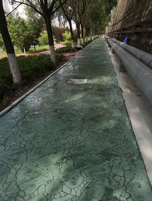 壓花壓模地坪案例